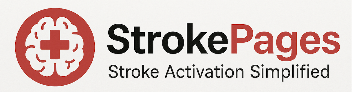 StrokePages - Stroke Activation Simplified